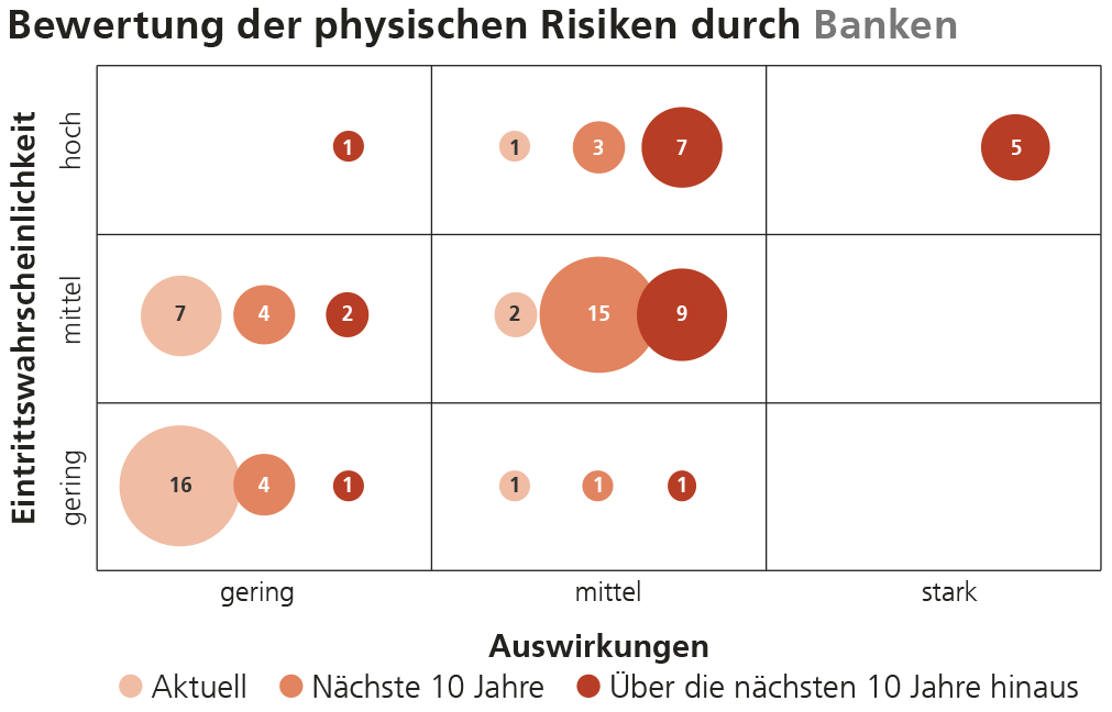 Assessment of physical risks by banks