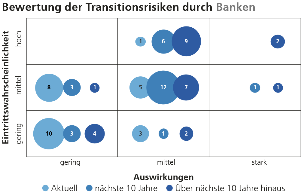 Assessment of transition risks by banks
